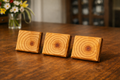 3 pack of rustic cedar coasters